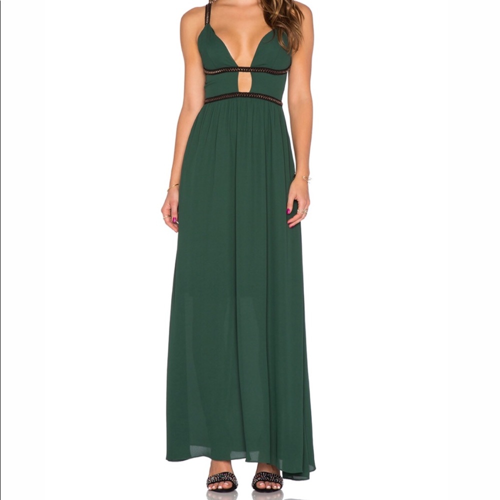 Bohemian Emerald Maxi by Wyldr London